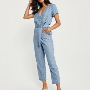 Abercrombie Utility Short Sleeve Jumpsuit